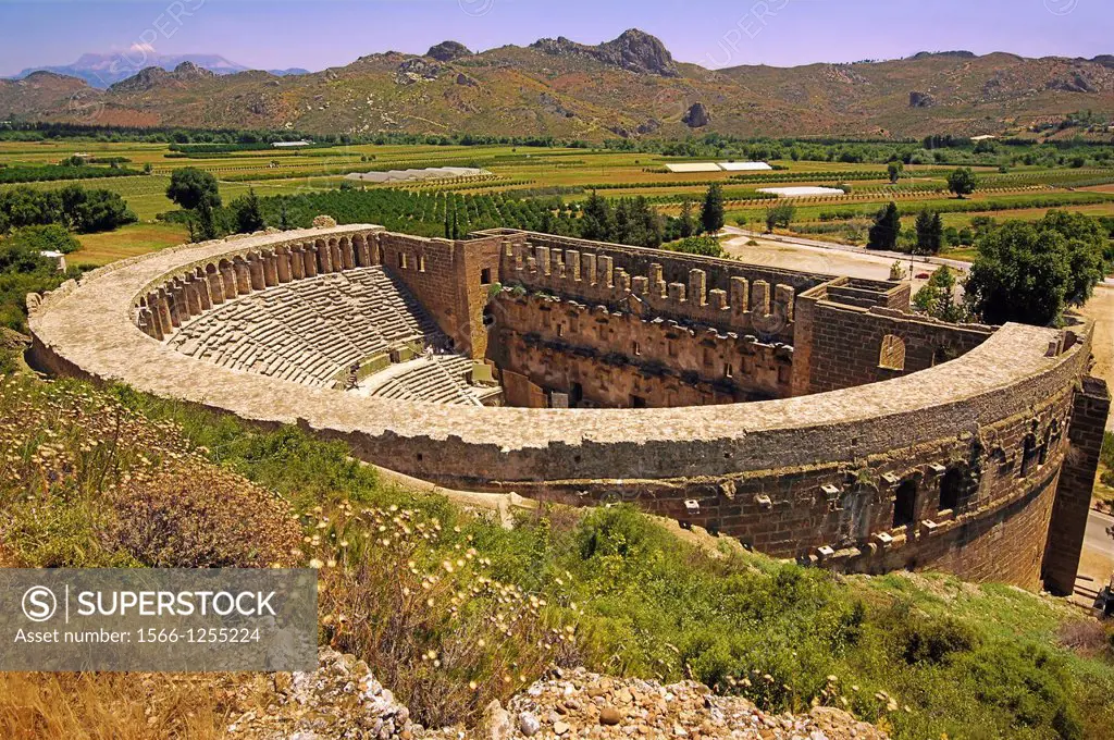 Roman theatre (2nd century AD), Aspendos, Turkey