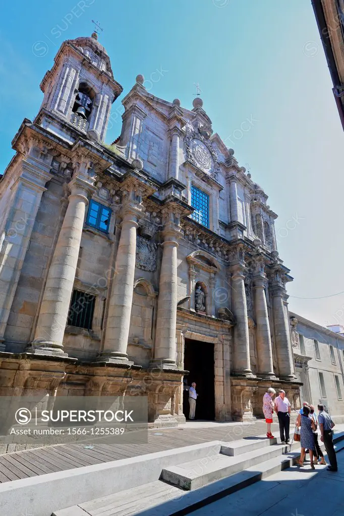 Church of San Bartolomé, Pontevedra, Galicia, Spain.