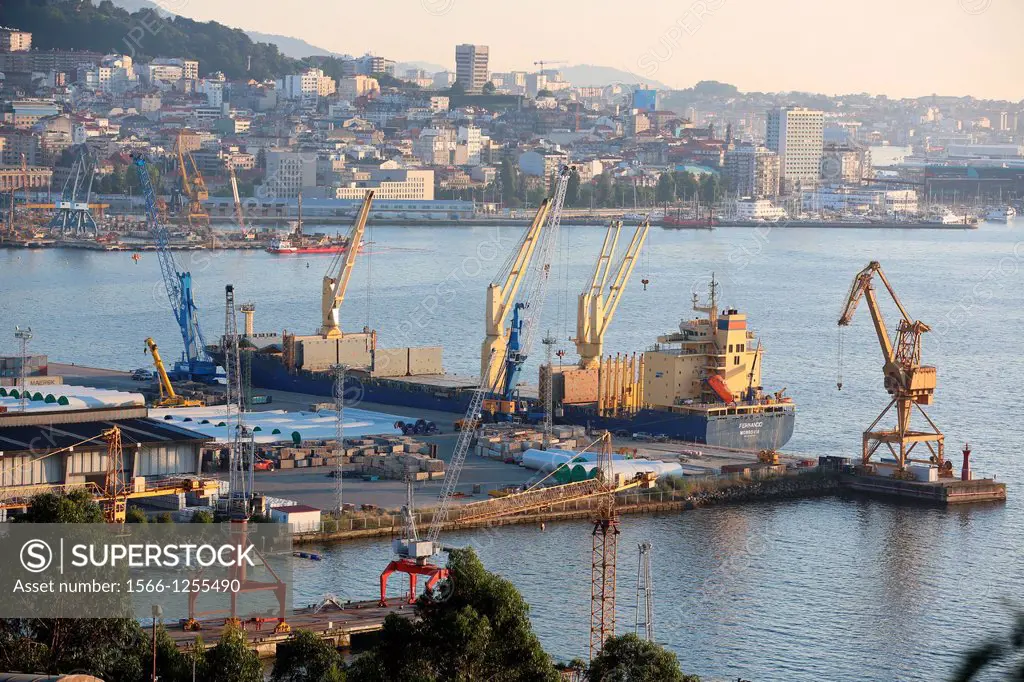 Port, Vigo, Pontevedra province, Galicia, Spain.