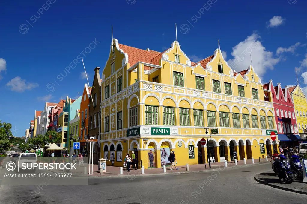 Penha Historical Building Willemstad Curaçao Dutch Caribbean Island Netherlands