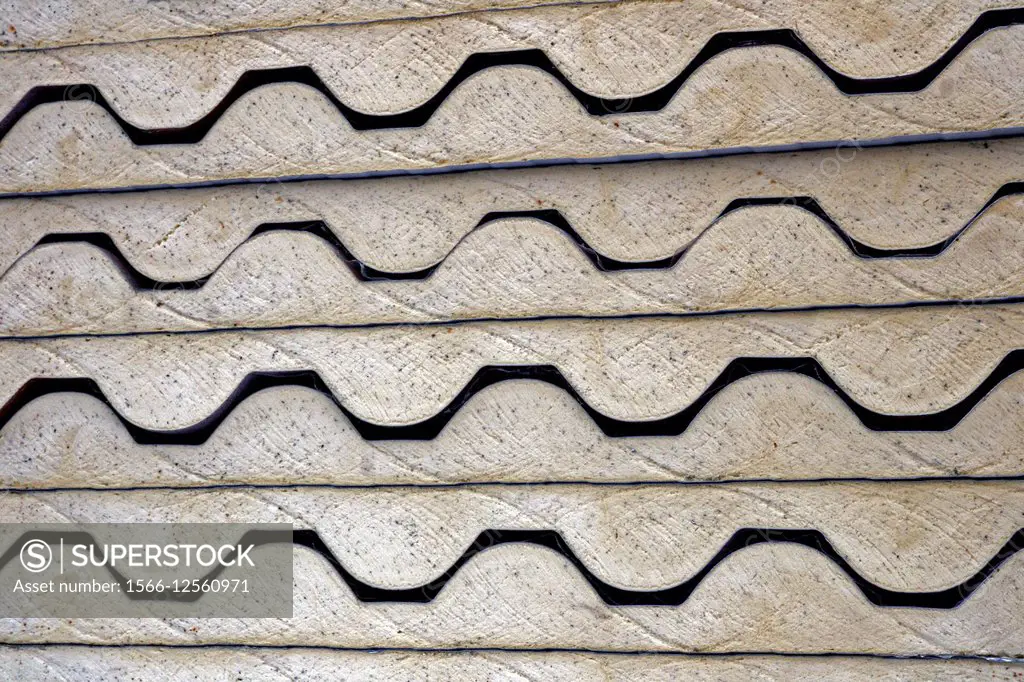 Roof tiles, building material