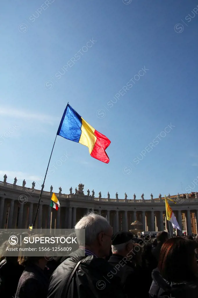 27 Feb 2013 Pope Benedict XVI final General Audience in Saint Peter´s Square, Vatican City, Rome