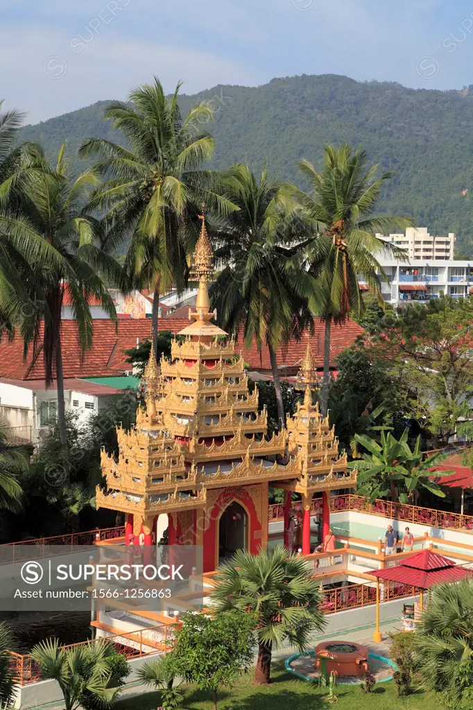Malaysia, Penang, Georgetown, Dhammikarama Burmese Buddhist Temple,