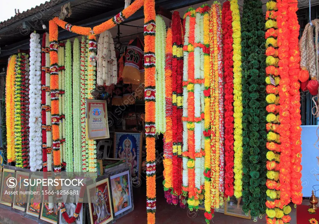 Malaysia, Penang, Georgetown, Little India, flower shop,