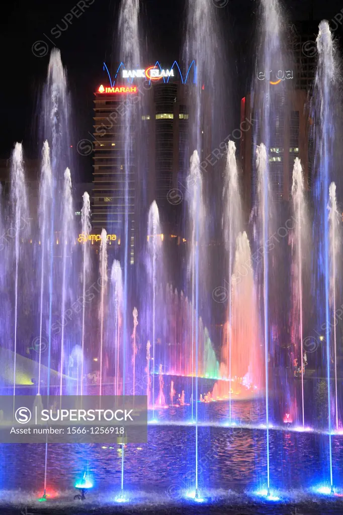 Malaysia, Kuala Lumpur, City Centre, fountain,