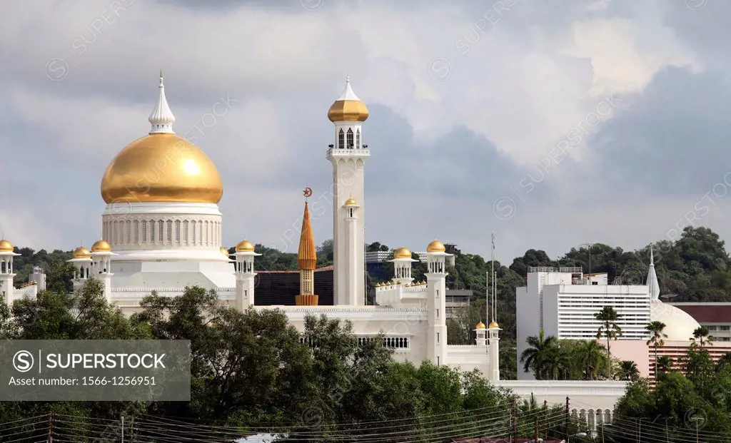 Brunei, Bandar Seri Begawan, Omar Ali Saifuddien, Mosque,