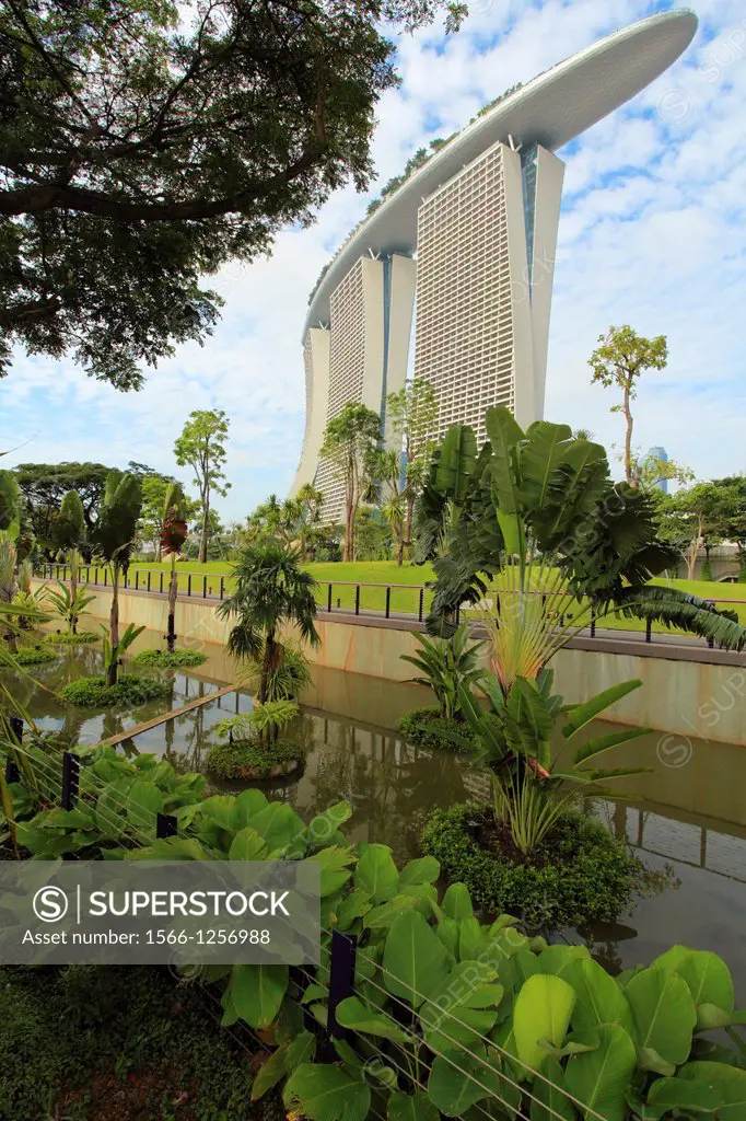 Singapore, Gardens by the Bay, Marina Bay Sands Resort,