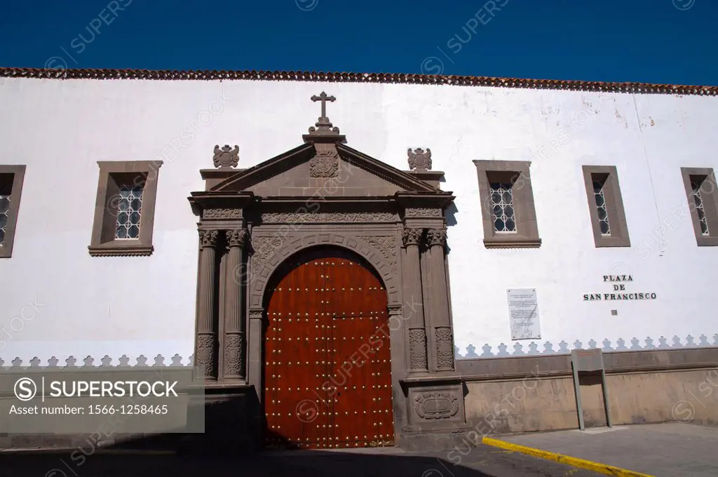 Iglesia de San Francisco de Asis church at Alameda de Colon square Triana district Las Palmas city Gran Canaria island the Canary Islands Spain Europe