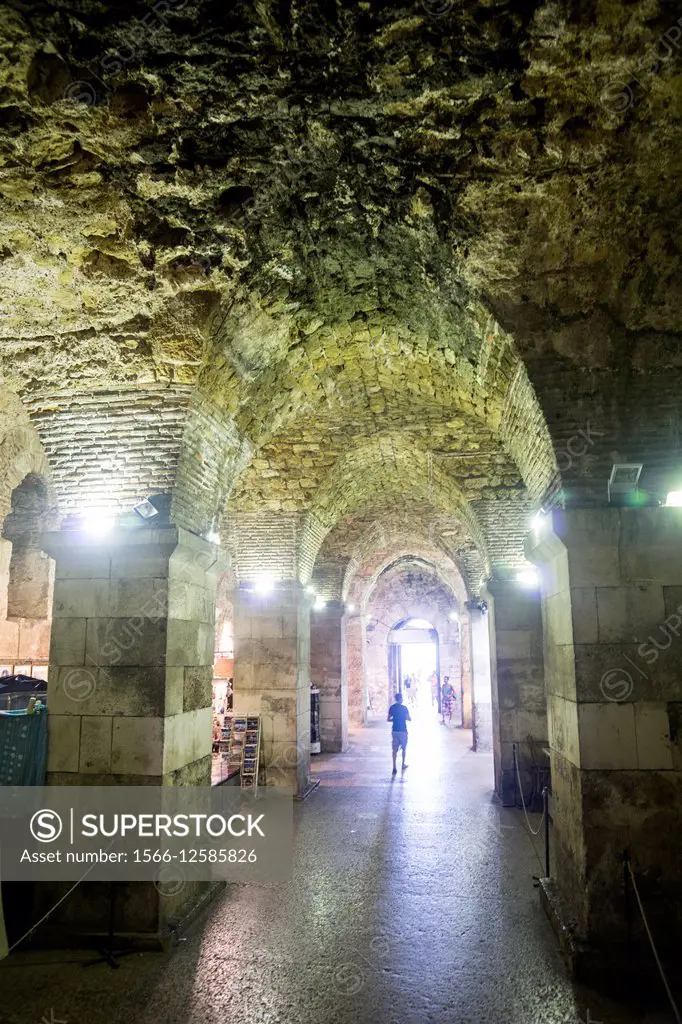 Diocletian Palace basement , Split, Croatia