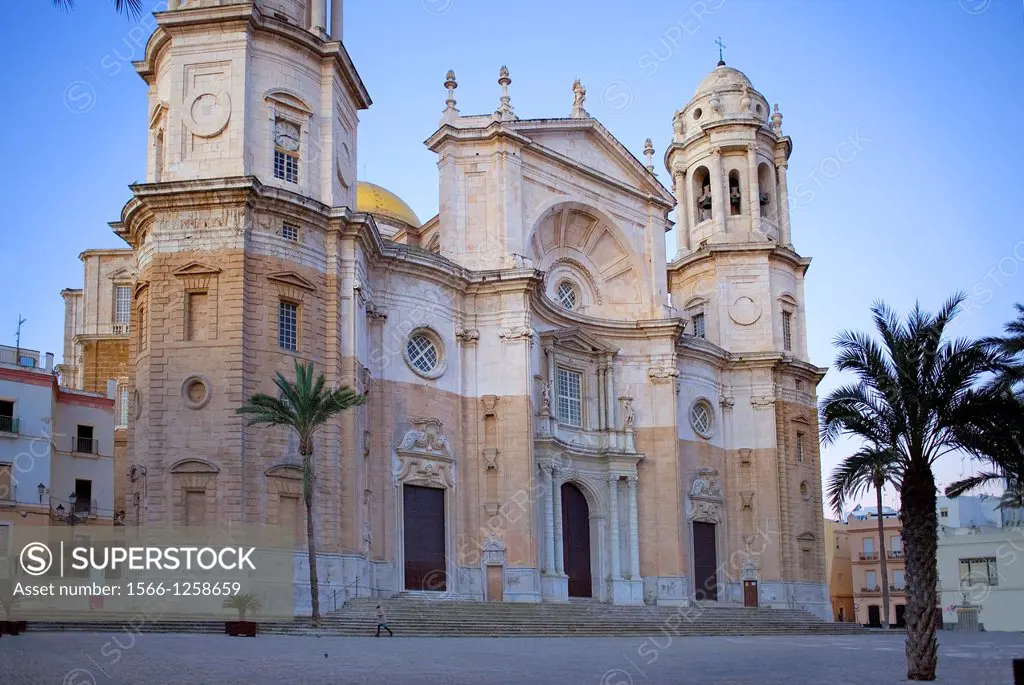 Cathedral In Cathedral square ,Cádiz, Andalusia, Spain
