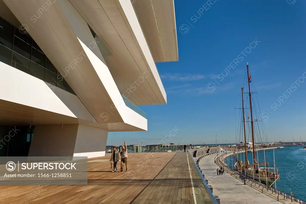 Veles e Vents, building by David Chipperfield, Port Americas Cup, Valencia, Spain