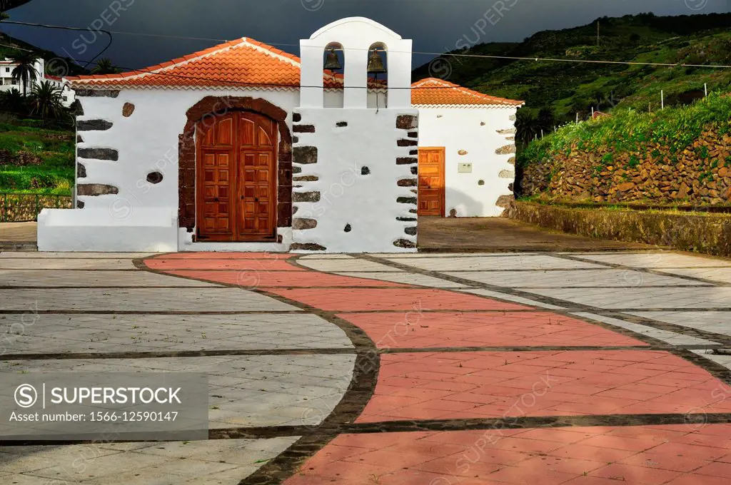 Ermita de la Virgen de la Salud, Arure. La Gomera Island, Canary Islands, Spain.