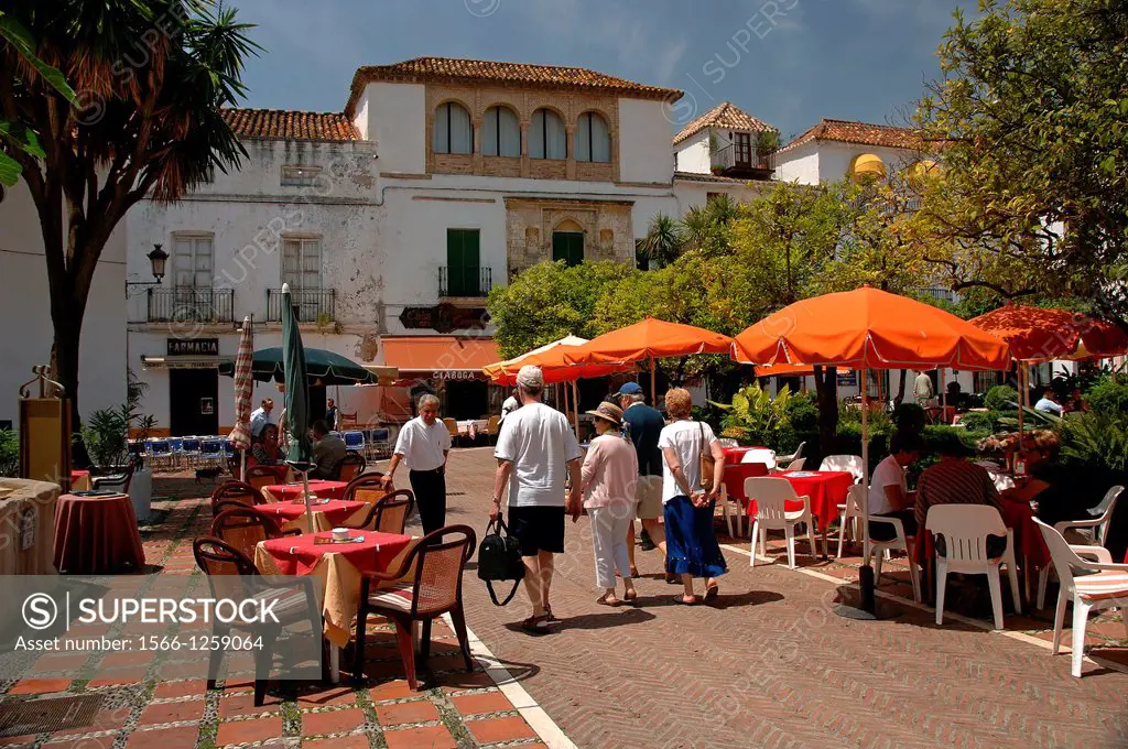 Urban view, Old town, Marbella, Malaga-province, Spain