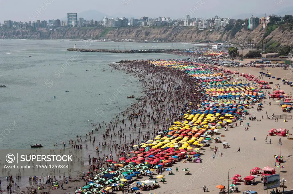 Peru  Lima city  Agua Dulce beach