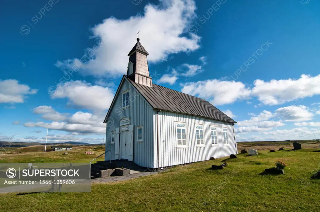 Strandarkirkja Church in Reykjanes, Southwest Iceland