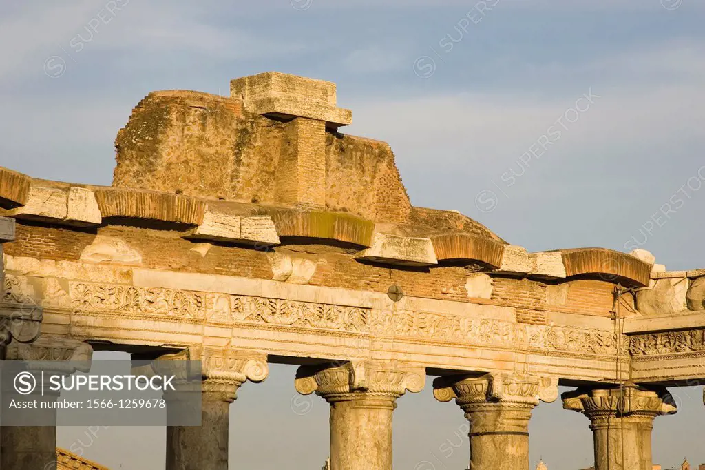 europe, italy, lazio, rome, roman forum, temple of saturn