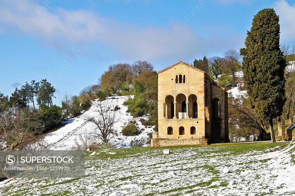 Church of St Maria del Naranco, Unesco World Heritage Site, Oviedo, Asturias, Spain