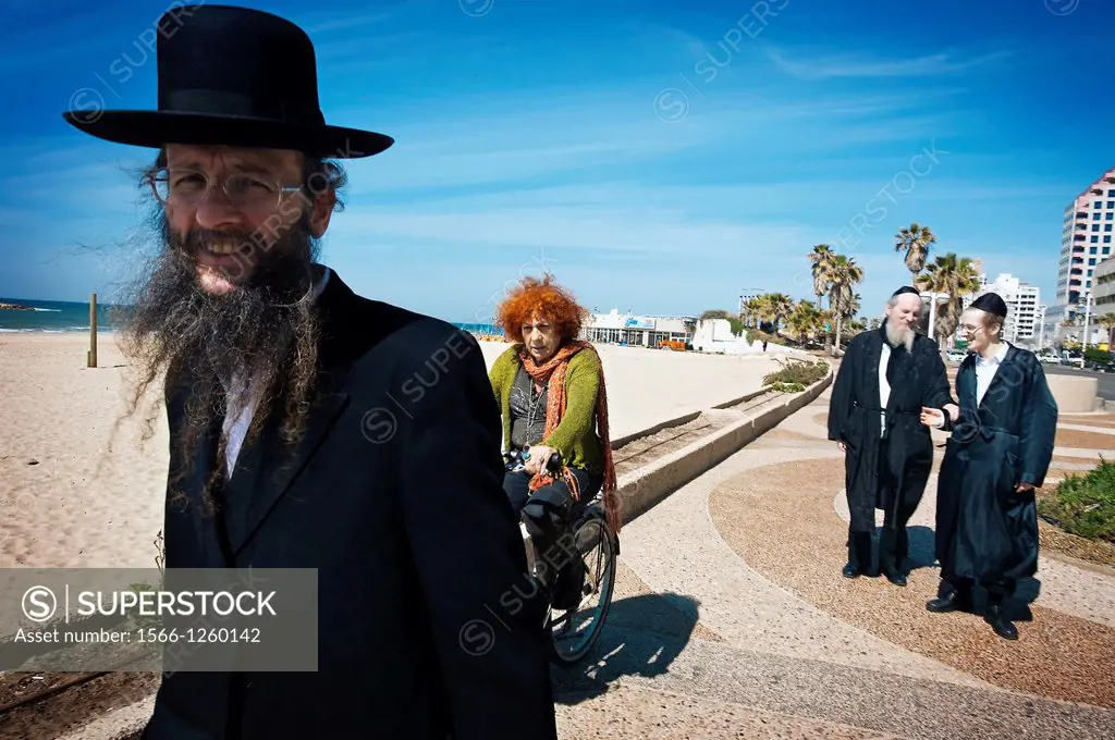 Orthodox Jews, Tel Aviv, Israel.