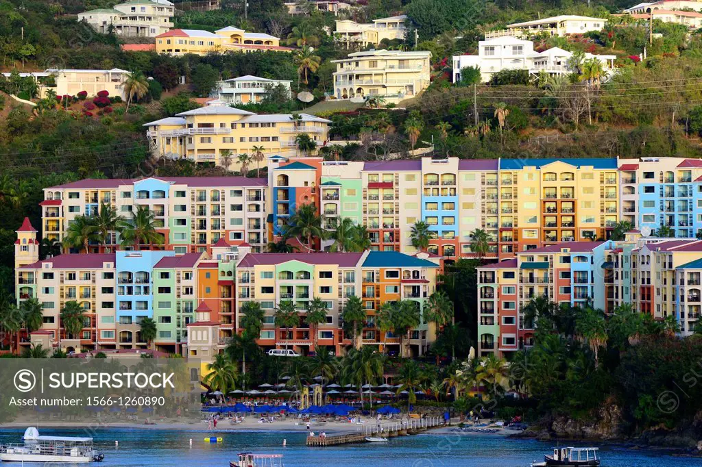Charlotte Amalie Harbor St Thomas Virgin Islands USVI Caribbean US Territory