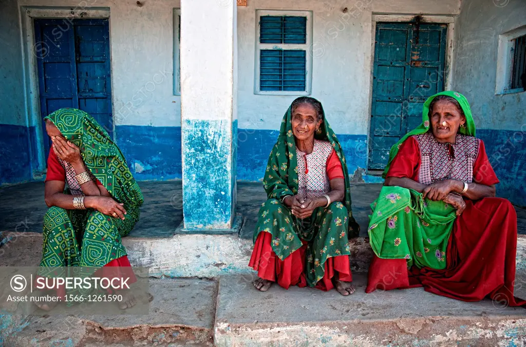 Rabari women in Bhuj area  Kutch, Gujarat, India