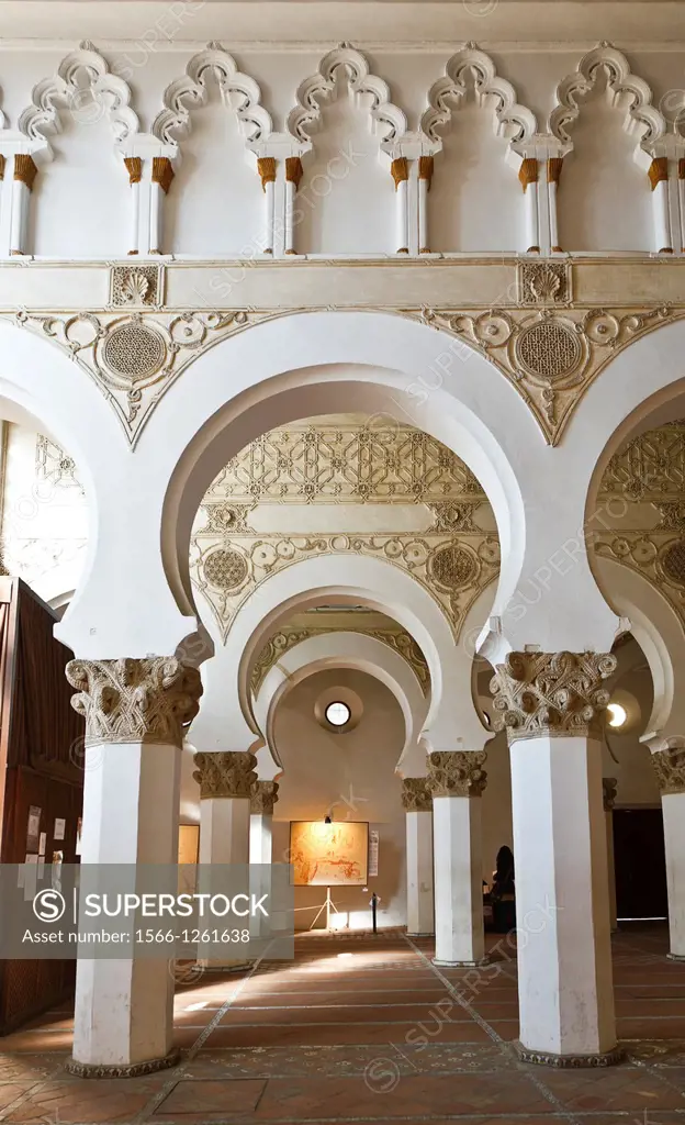 Santa Maria la Blanca synagogue, Toledo, Castilla-La Mancha, Spain