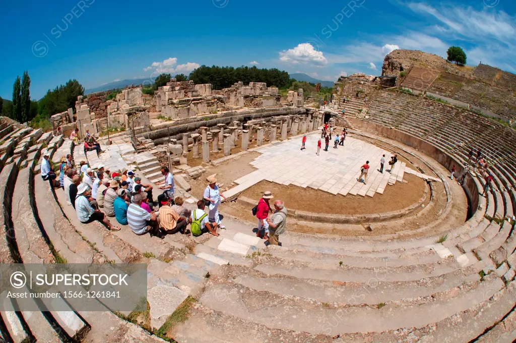 Roman theater, antique city of Ephesus, Efes, Turkey, Western Asia