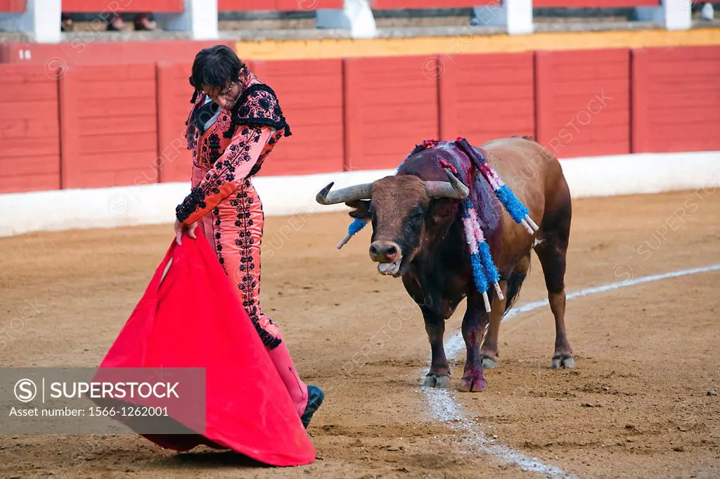The Spanish bullfighter Juan Jose Padilla Bullfight at Andujar bullring, Jaen, Spain, 10 september 2009