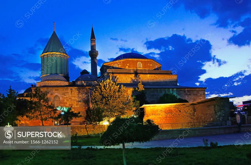 Mevlana tomb, Konya, Anatolia, Turkey