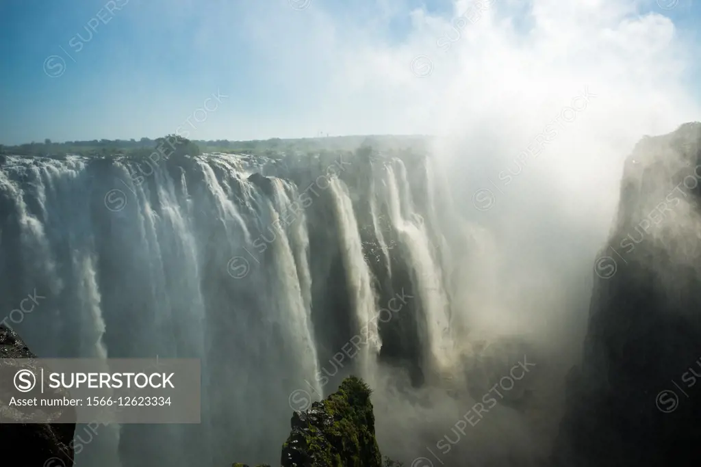 Victoria Falls, Zimbabwe - Victoria Falls Waterfall.