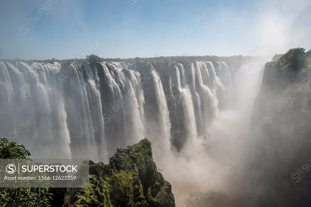 Victoria Falls, Zimbabwe - Victoria Falls Waterfall.