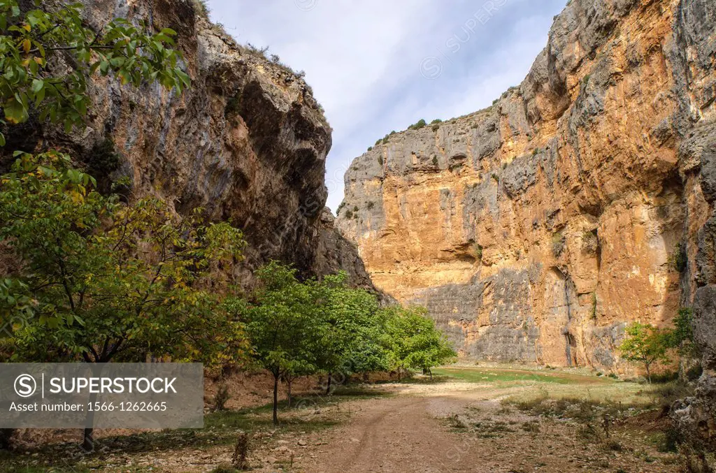Rio Mesa canyon, Jaraba, Calatayud, Aragon, Spain