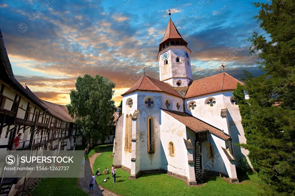 Prejmer ( German: Tartlau) Fortified Church, one of the best preserved of its kind in Eastern Europe was built by the Teutonic Knights in 12 12. Braso...