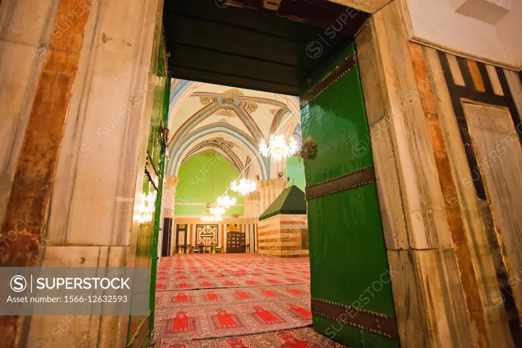 Cenotaphs of Isaac and Rebecca, Cave of the Patriarchs or Cave of Machpelah, known by Muslims as the Sanctuary of Abraham or the Ibrahimi Mosque, Hebr...