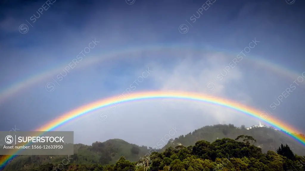 Rainbow over Monserrate.