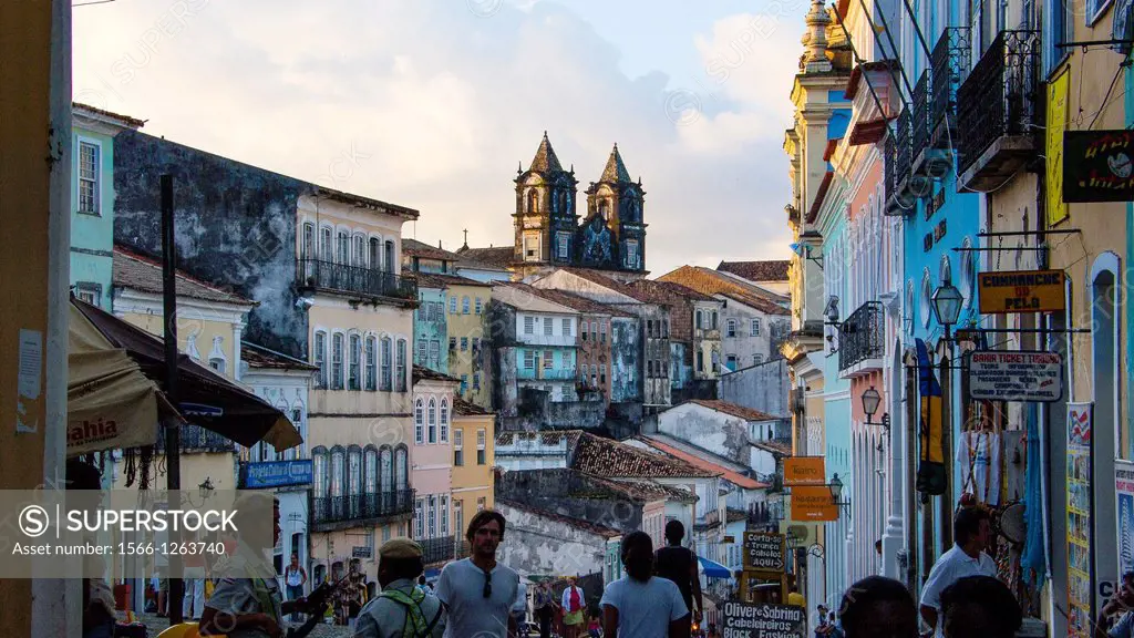 Street scenes in Salvador de Bahia, Brazil