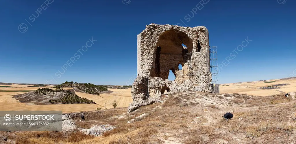 Ruins of Mota del Marques, province of Valladolid, Castile and León, Spain