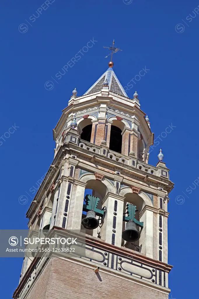 Church tower in Seville, Spain