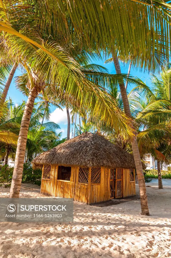 beach hut, Riu Palace, hotel, Punta Cana, Dominican Republic, Caribbean