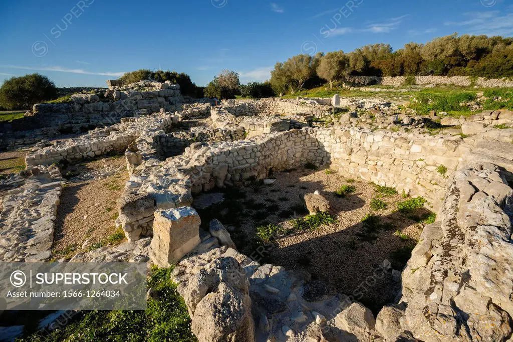 Talayotic site Son Fornes, Montuiri, C Talayotic period 1300-123 County Es Pla, Mallorca, Spain