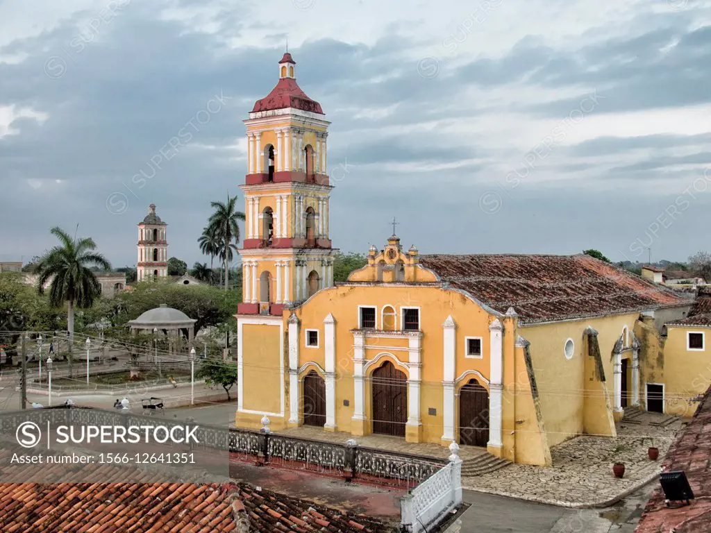 Church, Remedios city, Cuba.