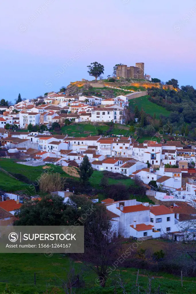 Cortegana  Castle, Sierra de Aracena y Picos Aroche natural park, Huelva province, Andalusia, Spain
