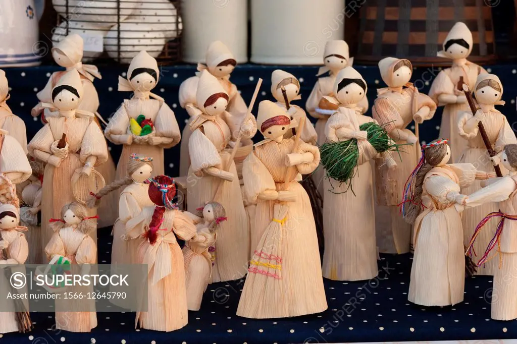 Straw dolls, Bratislava, Slovakia