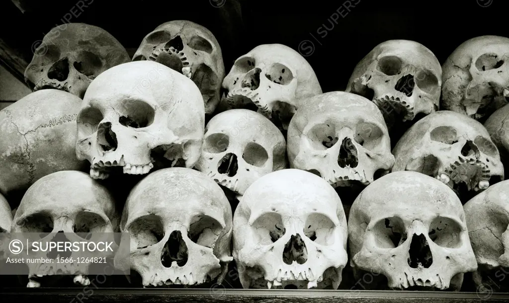 Khmer Rouge - Killing Field of Choeung EK in Phnom Penh in Cambodia in Southeast Asia Far East