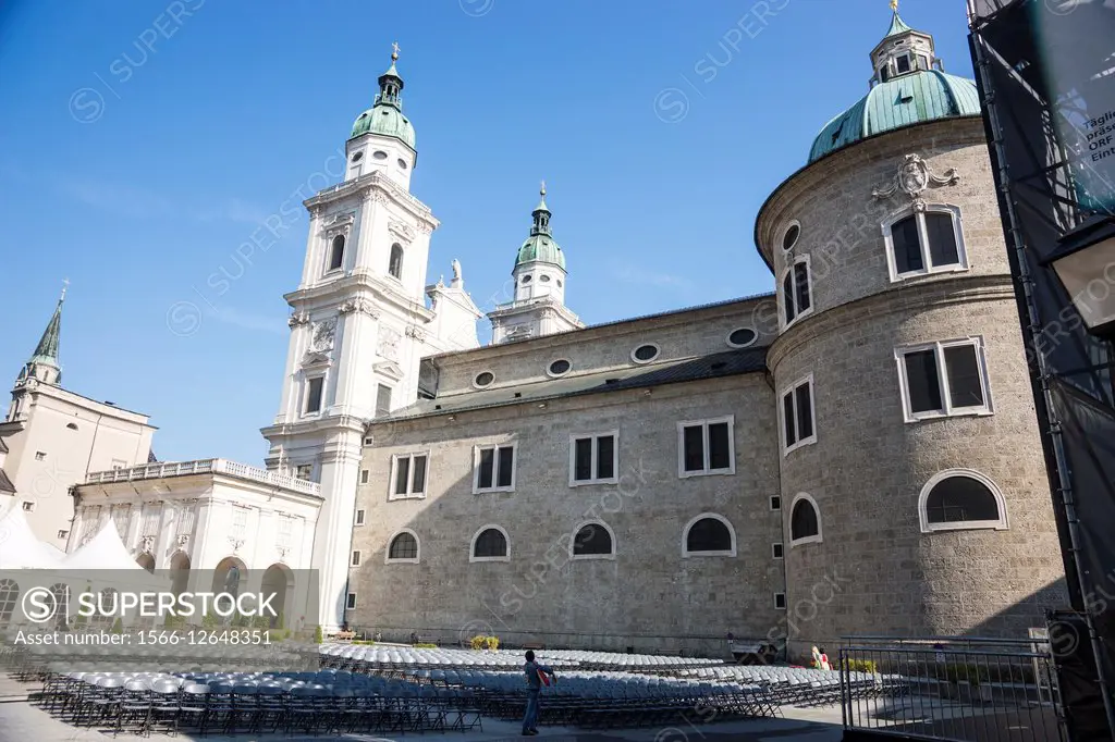Salzburg Cathedral, Residenplatz, Salzburg, Austria