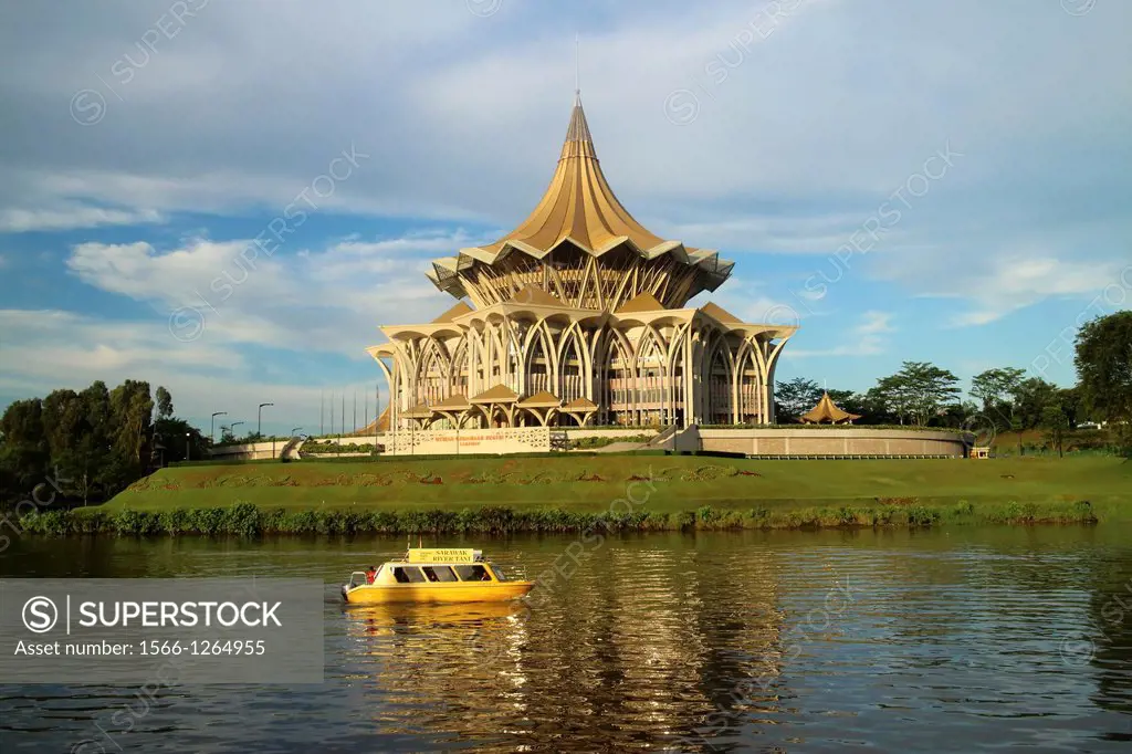Dewan Undangan Negeri DUN Building in Kuching, Sarawak, Malaysia