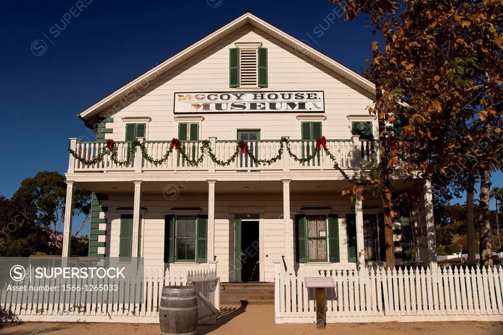 McCoy House Museum, Old Town State Park, San Diego, California, United States of America, USA