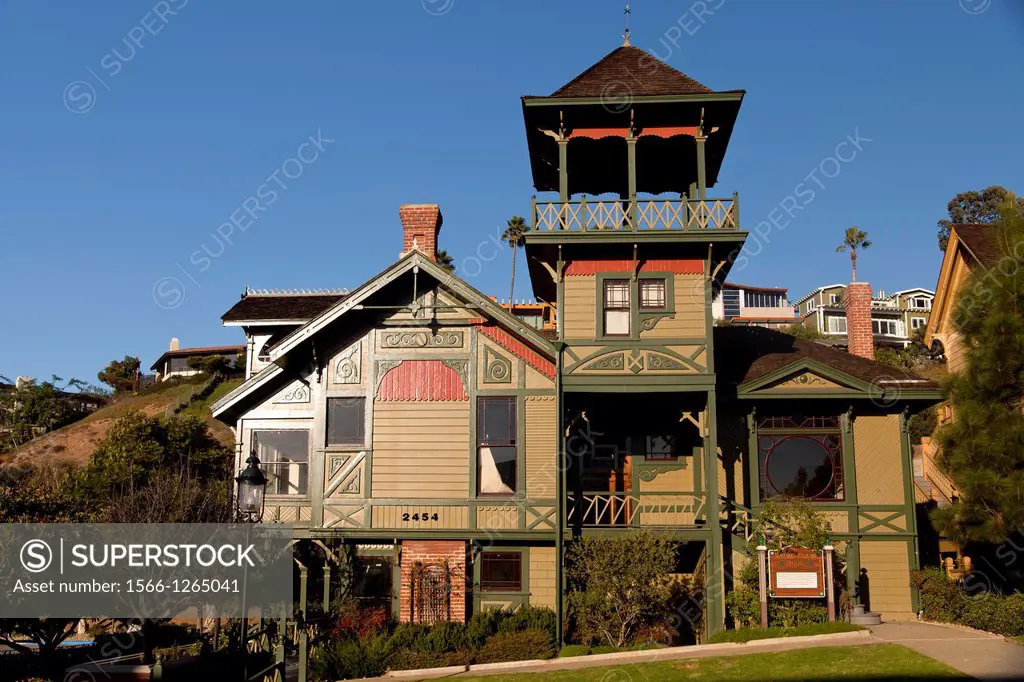 Sherman Gilbert House, Victorian architecture of Heritage Park, San Diego, California, United States of America, USA