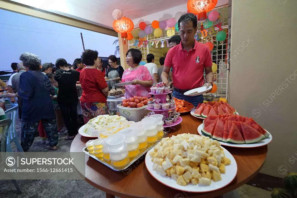 Birthday party, Kuching, Sarawak, Malaysia.