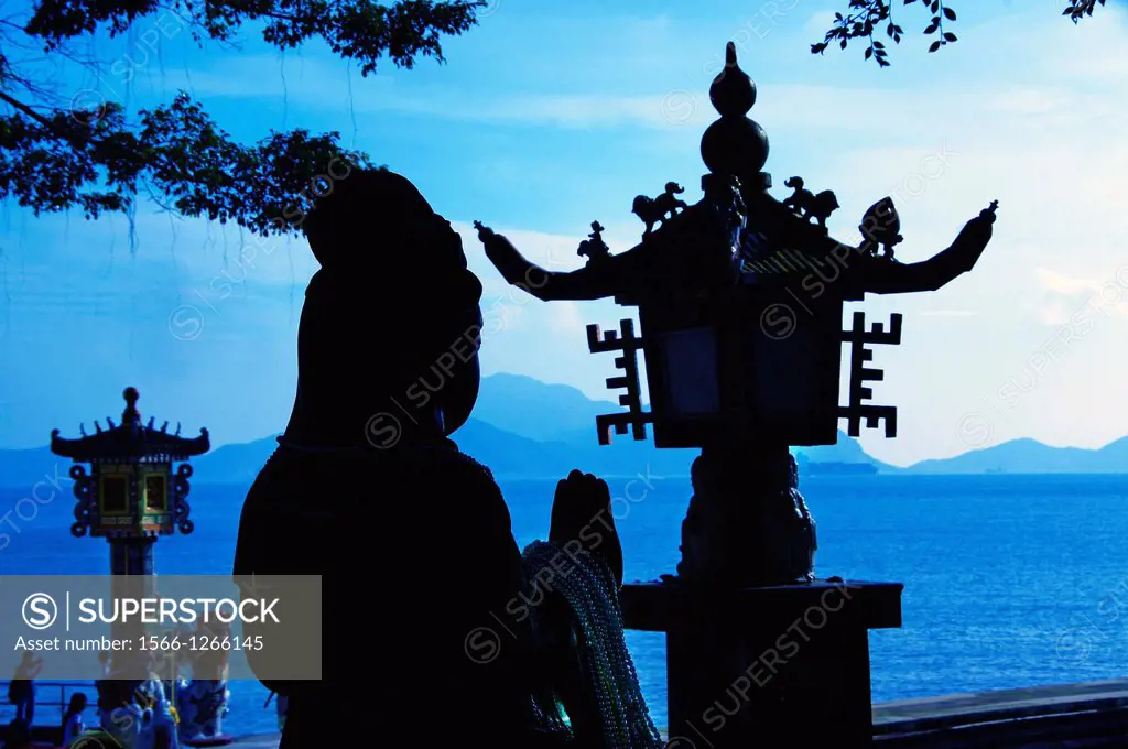 Dess of Mercy Temple Sailors Godess, at Repulse Bay, on the island of Hong Kong, Hong Kong, China