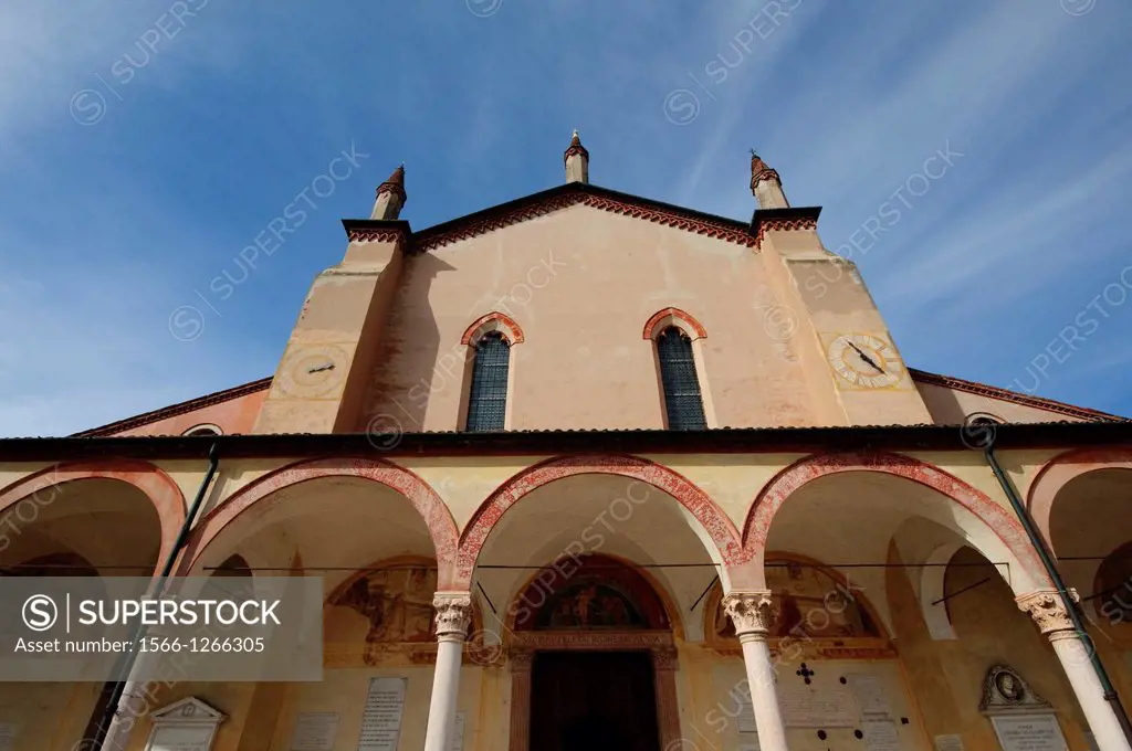 Italy, Lombardy, Sanctuary of Santa Maria delle Grazie at Curtatone Mantua